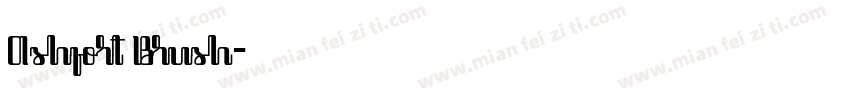Ashfort Brush字体转换